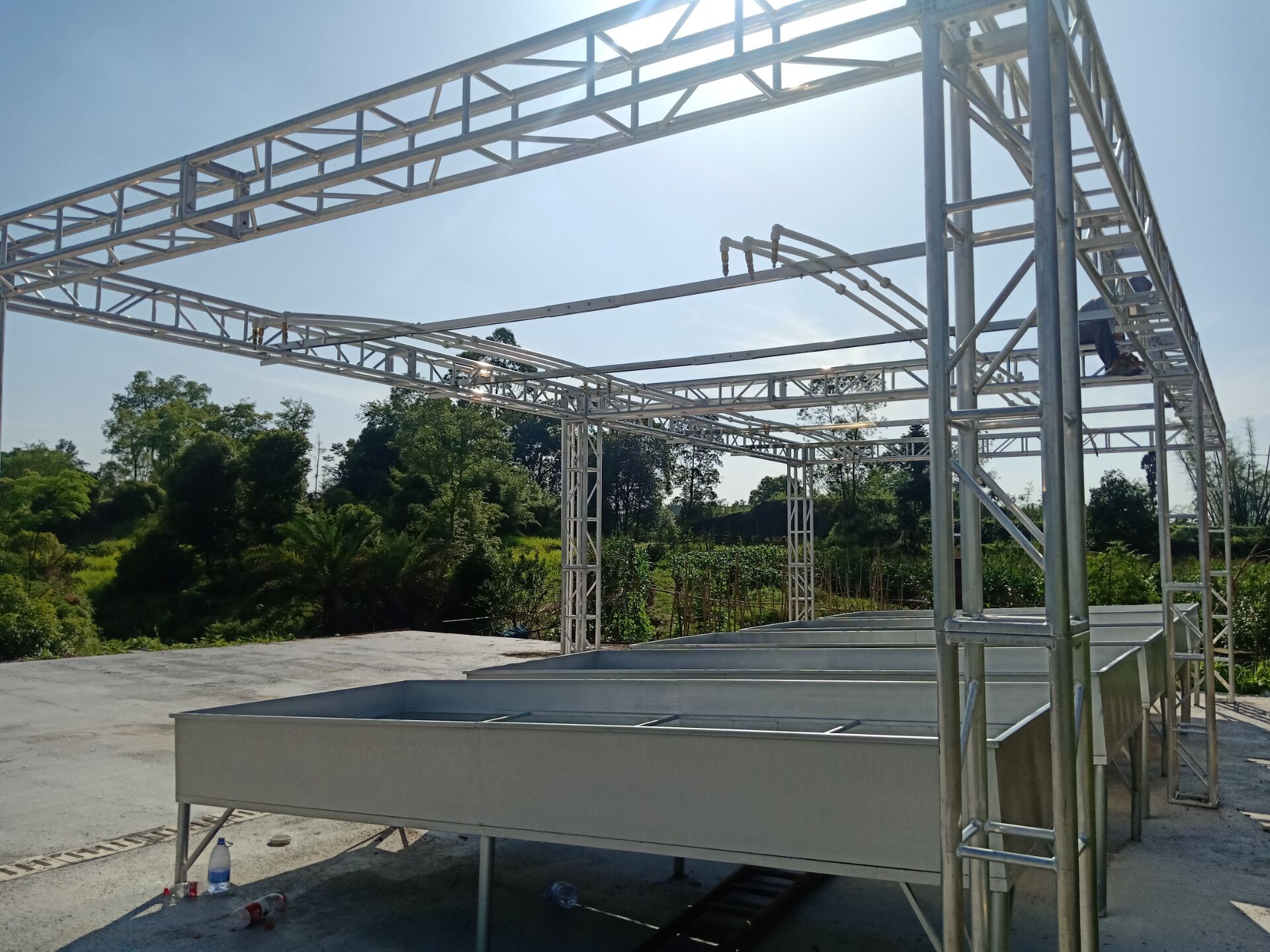 人工模擬降雨裝置實驗